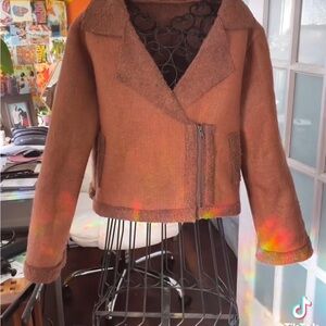 Handmade Brown Teddy coat! Vintage!